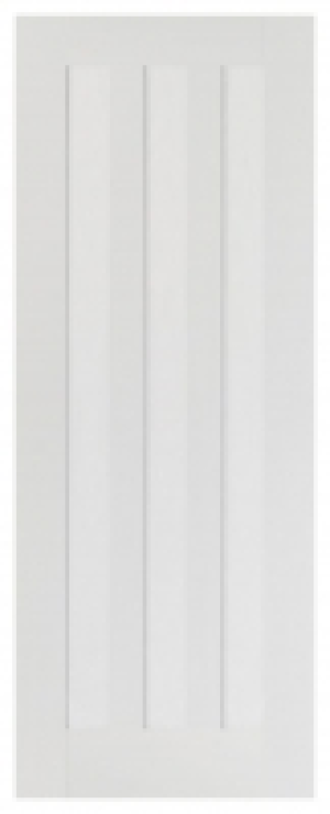 Wickes  LPD Internal Idaho 3 Panel Primed White Solid Core Door - 68