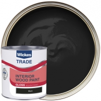 Wickes  Wickes Trade Liquid Gloss Black 1L