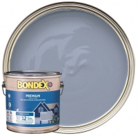 Wickes  Bondex Premium Opaque Wood Stain - Silver Grey - 2.5L