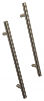 Wickes  Wickes Orlando Stainless Steel Handle with Brushed Nickel Fi