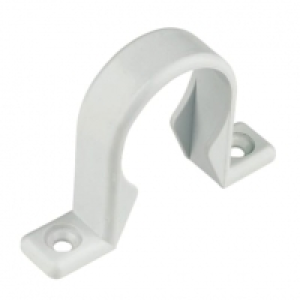 Wickes  FloPlast WP35W Push-Fit Waste Pipe Clips - White 40mm Pack o