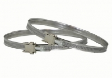 Manrose Metal Circular Hose Clips 50 - 110mm Pack of 2
