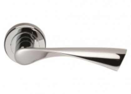 Serozzetta Breeze Lever on Concealed Fix Round Rose Door Han