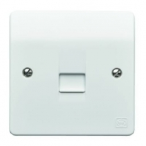 Wickes  MK Single Master Telephone Socket - White