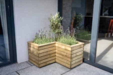 Forest Garden Linear Corner Planter - 440 x 800mm