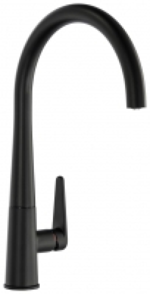 Wickes  Abode Coniq R Single Lever Kitchen Tap Matt Black