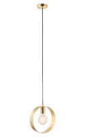 Wickes  Hoop Pendant Light Brushed Brass