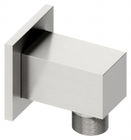 Wickes  Wickes Square Shower Wall Outlet - Chrome