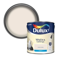 Homebase Dulux Dulux Almond White - Matt Emulsion Paint - 2.5L
