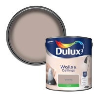 Homebase Dulux Dulux Soft Truffle - Silk Emulsion Paint - 2.5L