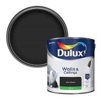 Homebase Dulux Dulux Rich Black - Silk Paint - 2.5L