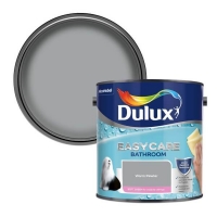 Homebase Dulux Dulux Easycare Bathroom Warm Pewter Soft Sheen Paint - 2.5L