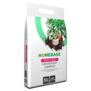 Homebase 10l Homebase Peat Free Houseplant Compost -10L