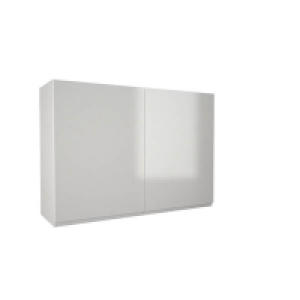 Homebase Yes Handleless White Gloss 1000mm Wall Unit