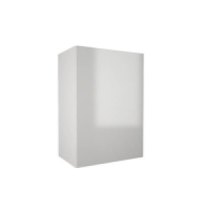 Homebase Yes High Gloss Slab White 500mm Wall Unit