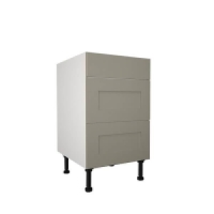 Yes Classic Shaker Sage 500mm 3 Drawer Premium Unit