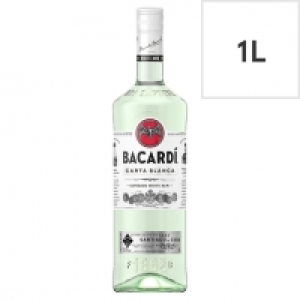 Bacardi Carta Blanca Rum 1 Litre £21.00