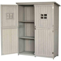 RobertDyas  Outsunny Garden Shed Outdoor Storage Unit Weatherproof Three