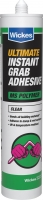 Wickes  Wickes Ultimate Instant Grab Adhesive Clear - 290ml
