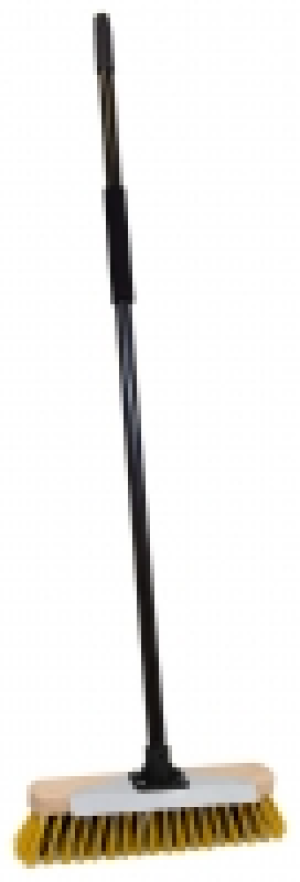 Bulldozer Utility Broom with Scraper
