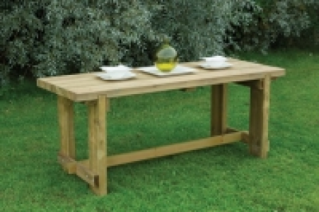 Wickes  Forest Garden Refectory Wooden Garden Table 1.8m