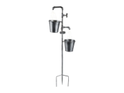 Livarno Home LED Solar Plant Stand