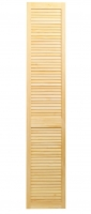 Wickes Pine Closed Internal Louvre Door - 1981 x 381mm