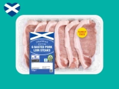 Strathvale 6 Basted Scottish Pork Loin Steaks