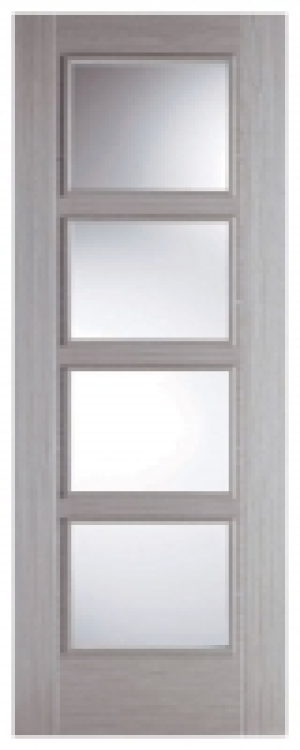 LPD Internal Vancouver 4 Lite Pre-Finished Light Grey Solid