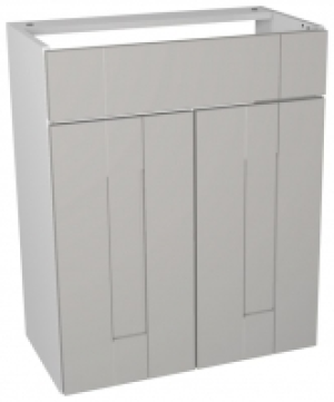 Wickes  Wickes Vermont Grey Vanity Unit - 600 x 735mm