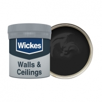 Wickes  Wickes Midnight Black - No. 255 Vinyl Matt Emulsion Paint Te