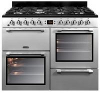 Wickes  Leisure Cookmaster 100cm Dual Fuel Range Cooker - Silver