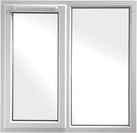 Wickes  Euramax Bespoke uPVC A Rated SF Casement Window - White 800-