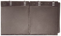 Wickes  Envirotile Plastic Lightweight Dark Brown Double Tile - 365 