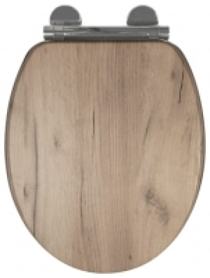 Croydex Flexi-Fix Corella Toilet Seat - Grey