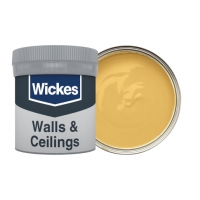 Wickes  Wickes Mustard Yellow - No. 511 Vinyl Matt Emulsion Paint Te