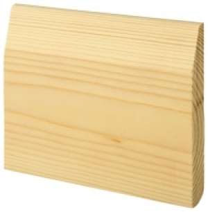 Wickes Dual Purpose Chamfered/Bullnose Pine Skirting 19mm x