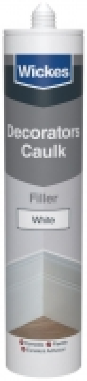 Wickes Decorators Caulk White 300ml