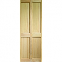 Wickes  Wickes Skipton Clear Pine 4 Panel Internal Bi-Fold Door - 19