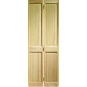 Wickes  Wickes Skipton Clear Pine 4 Panel Internal Bi-Fold Door - 19