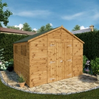 Wickes  Mercia 10 x 10ft Premium Shiplap Apex Workshop Timber Shed