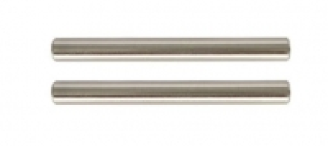 Wickes  Wickes T Bar Door Handle - Brushed Nickel 115mm Pack of 2