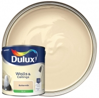 Wickes  Dulux Silk Emulsion Paint - Buttermilk - 2.5L