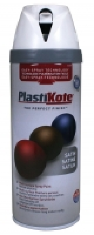 Plastikote Multi-surface Spray Paint - Satin White 400ml