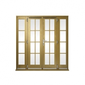 Wickes  Wickes Albery Georgian Bar Solid Oak Laminate French Doors 8