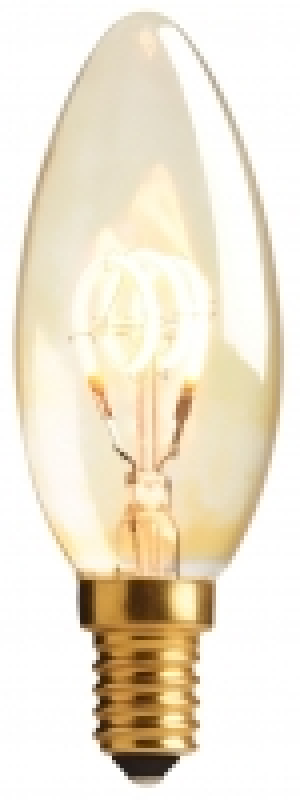 Wickes  Sylvania LED Non Dimmable Gold Filament Candle E27 Light Bul