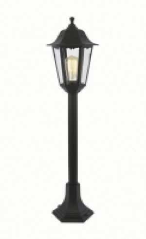 Wickes  Coast Bianca Tall Post Lantern Black