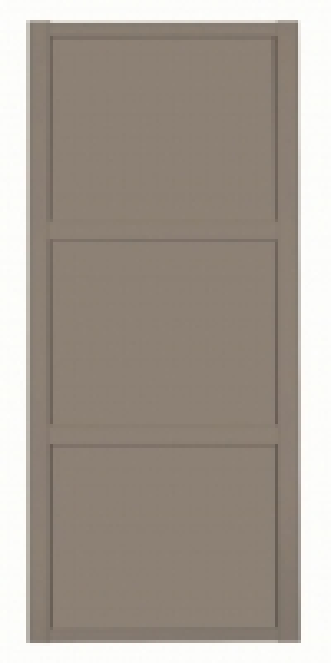 Spacepro 3 Panel Shaker Stone Grey Frame Stone Grey Door - 6