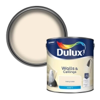 Homebase Dulux Dulux Ivory Lace - Matt Emulsion Paint - 2.5L