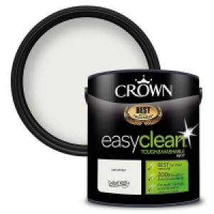 Homebase Water Based Crown Easyclean 200 Sail White Matt Paint - 2.5L